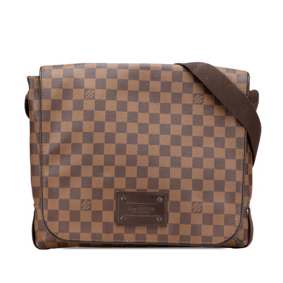 LOUIS VUITTON Brown Damier Leather Shoulder Bag